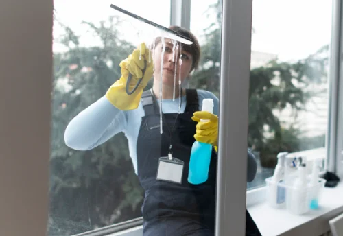 Nettoyage de vitres intérieures et extérieures à Tazilly